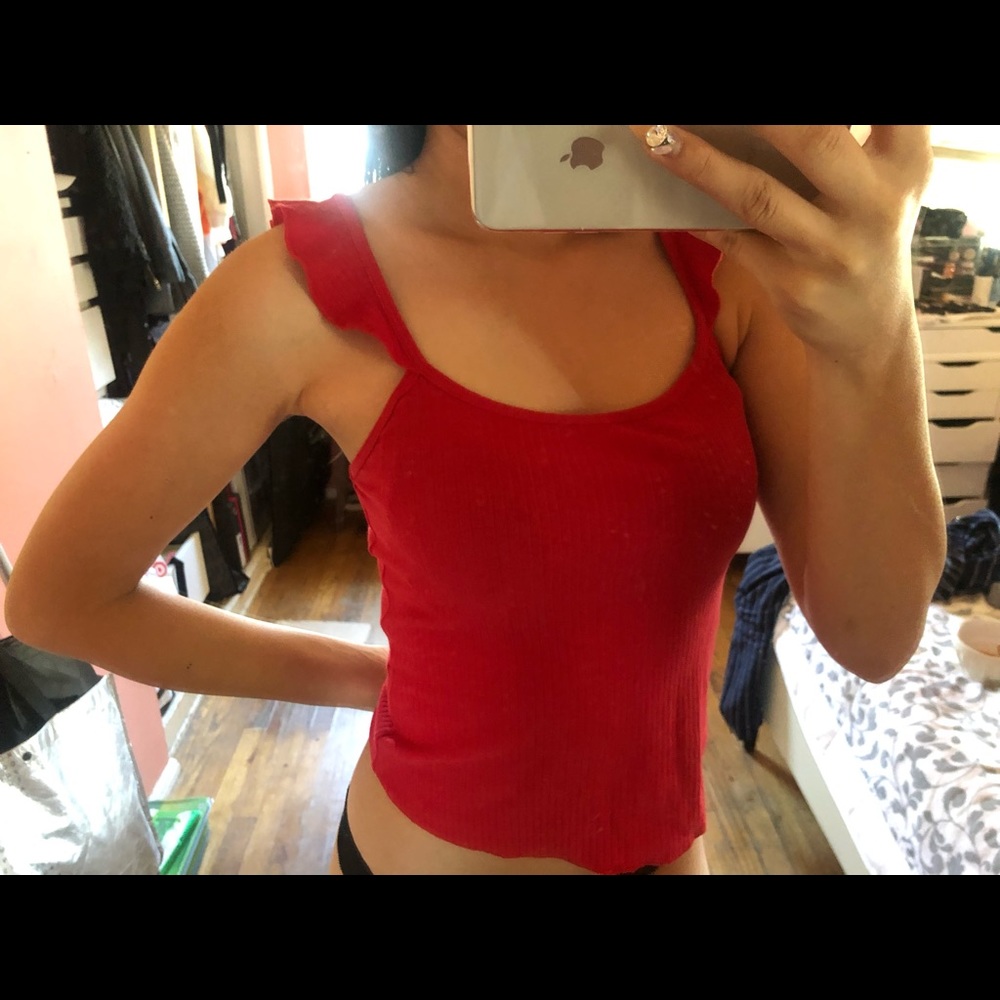Red BP tank top